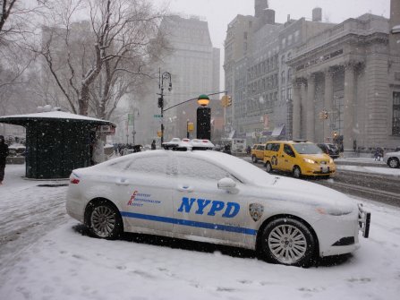 Manhattan sous la neige Manhattan