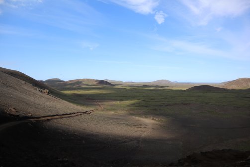 Volcan Fagradalsfjall en éruption Péninsule de Reykjanès