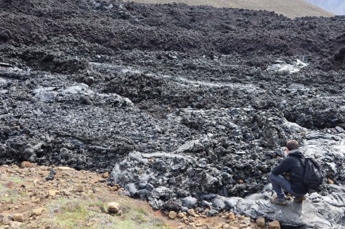 Volcan Fagradalsfjall en éruption Péninsule de Reykjanès