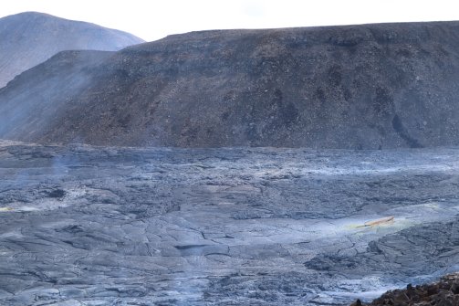 Volcan Fagradalsfjall en éruption Péninsule de Reykjanès