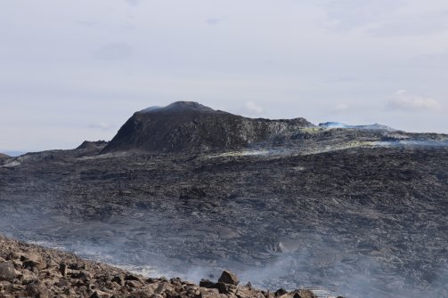 Volcan Fagradalsfjall en éruption Péninsule de Reykjanès