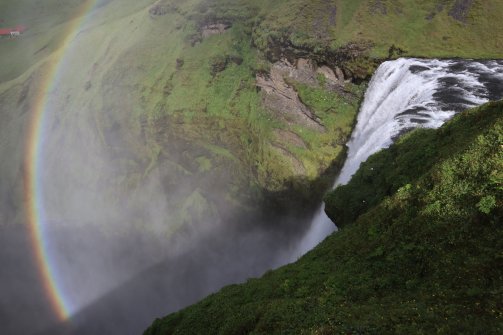 Cascade de Skógafoss Skogar