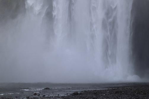 Cascade de Skógafoss Skogar