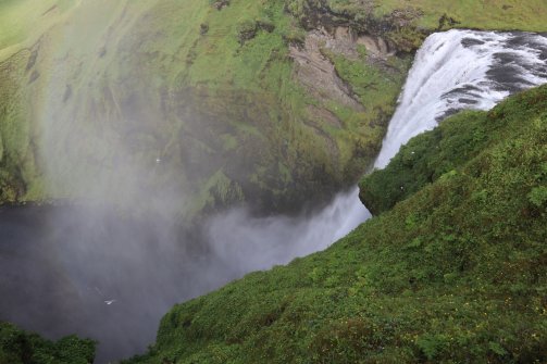 Cascade de Skógafoss Skogar