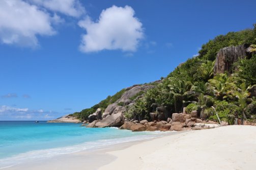 Eau turquoise - Excursion en bateau Îles Grande-Soeur, Cocos et Felicite 