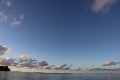 Plage en fin de journée - Anse la Blague Plage à Praslin